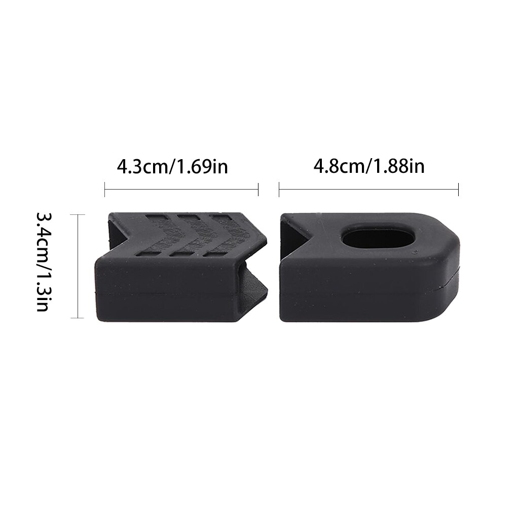 2 Pairs Silicone Bicycle Crank Arm Protect Covers Universal Cycling Accessories MTB Mountain Road Bike Crankset Protector Caps