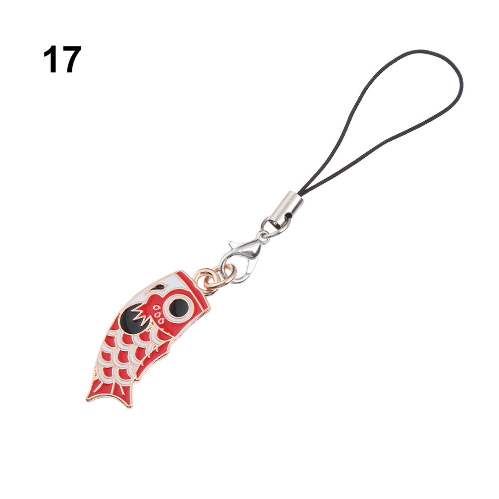 Janpanese Smart phone Strap Lanyards for iPhone Samsung Decor Daisy Flower Cat Bell Mobile Phone Strap Hang Rope Phone Charm: 17