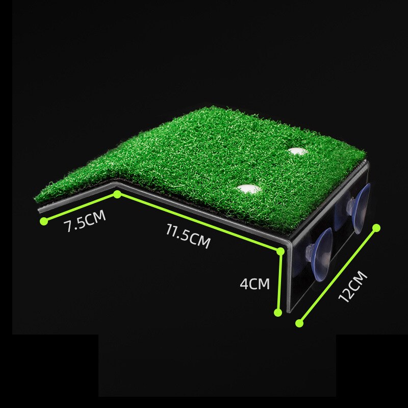 Kleine Schildpad Koesteren Platform Schildpad Ramp Reptiel Ladder Rusten Terras Aquarium Aquarium Voor Kleine Reptiel Kikker Terrapin: M