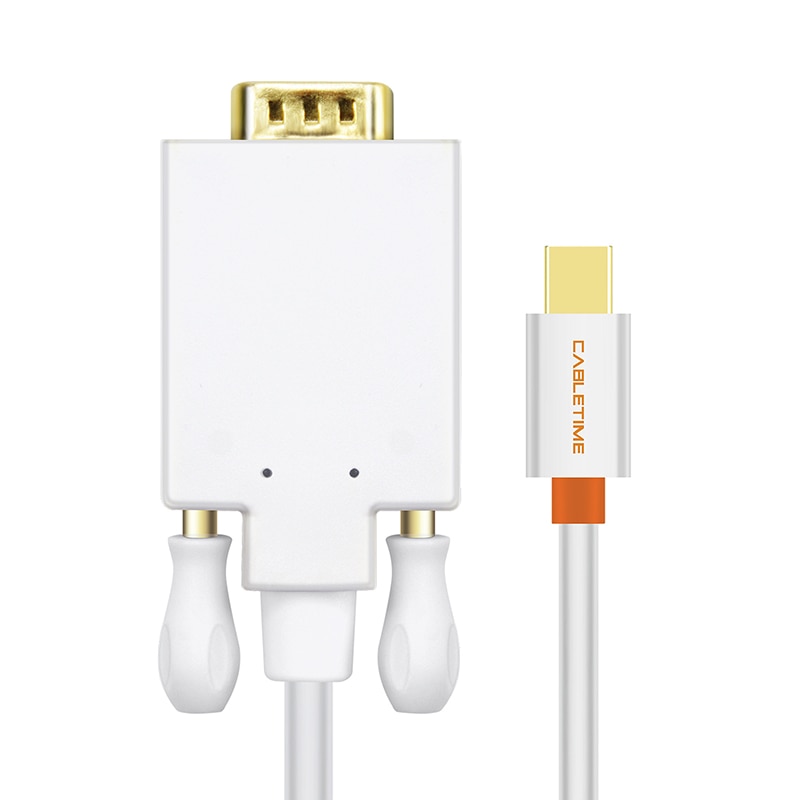 Cabletime Mini DP to VGA Mini Displayport to VGA M... – Vicedeal
