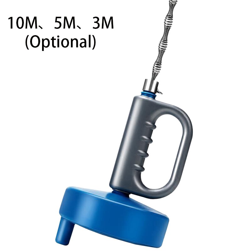 10M 5M 3M Drain Unblocker Flexible Rod Auger Snake Rod Kitchen Toilet Sewer Blockage Cleaner Hair Clogging Pipe Dredger
