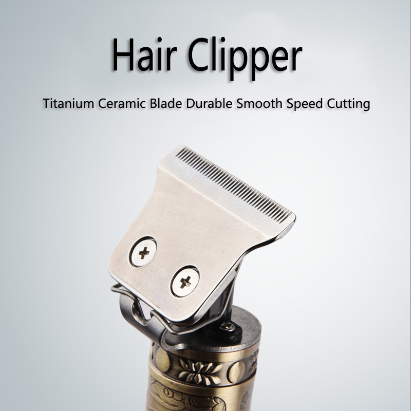 Cortadora de pelo sin cable, cortadora de cuchillas, maquinilla eléctrica para cortar el pelo, afeitadora de cerámica de 0mm