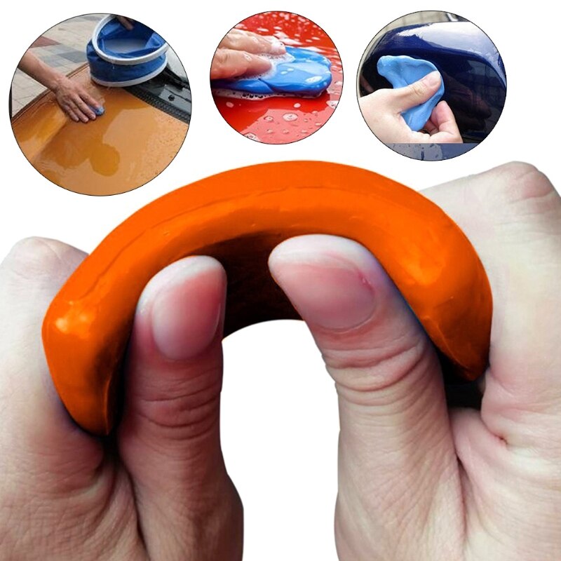 100g Car Wash Clay Car Detailing Clay Automotive Glass Mirror Remove Rust Debris Washer