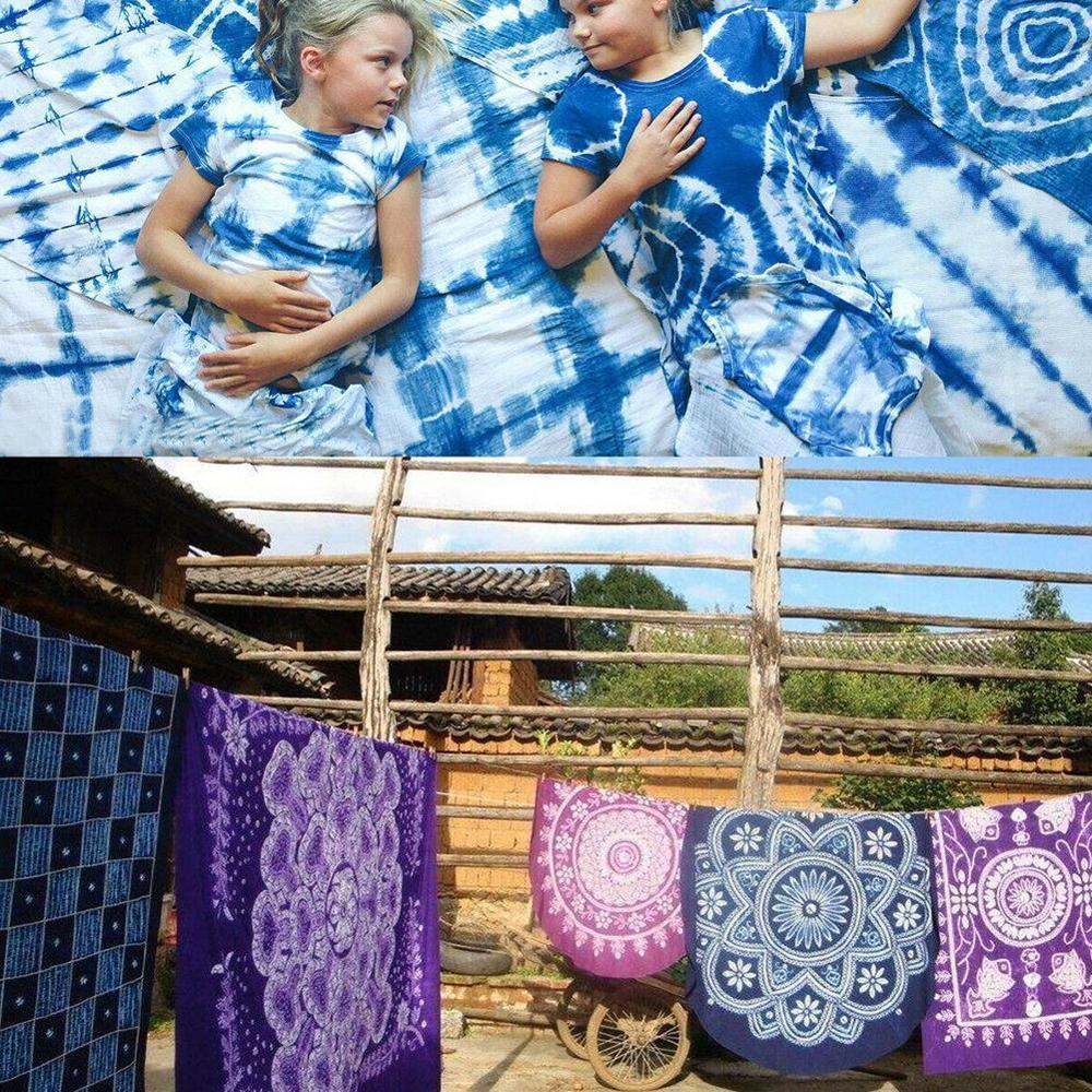 Diy tøj slipsfarve kit farverige dekorationer pigment ikke giftigt tilbehør kunst stof spiral permanent håndværk tekstil maling