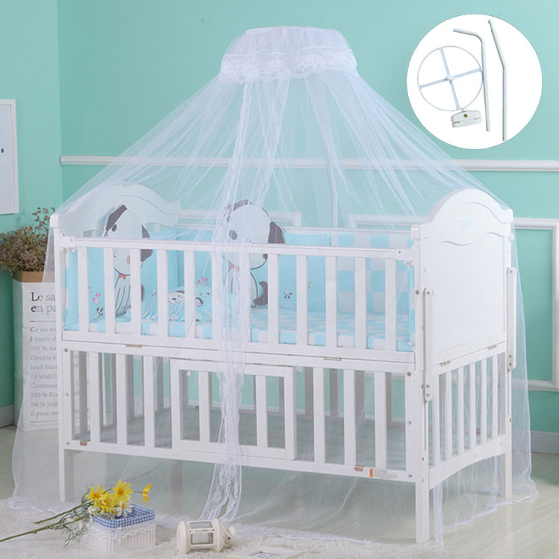 Universal Moskito Krippe Netting Halter Sommer Baby Moskito Net Stehen Krippe Netting Baldachin Halter Abnehmbare Baby Bett Unterstützung Zelt