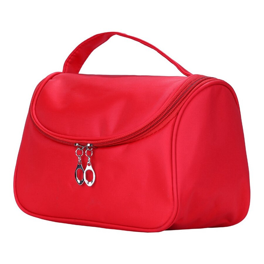 190 nylon fabric storage bag wash make up case Large-capacity multi-function portable cosmetic bag