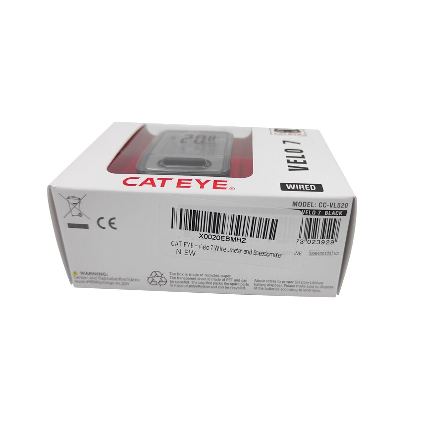 Cateye – ordinateur de vélo avec GPS CC-VL520, 300W, pour vtt et vélo de route, étanche