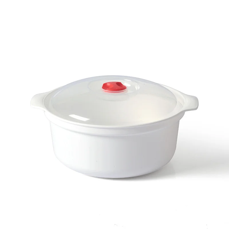 S/M/L Magnetron Speciale Doos Verwarmde Soep Pot Gestoomde Knoedel Rijst Gestoomde Broodjes Met Deksel Voedsel Koken Container Keuken Tool: Zilver