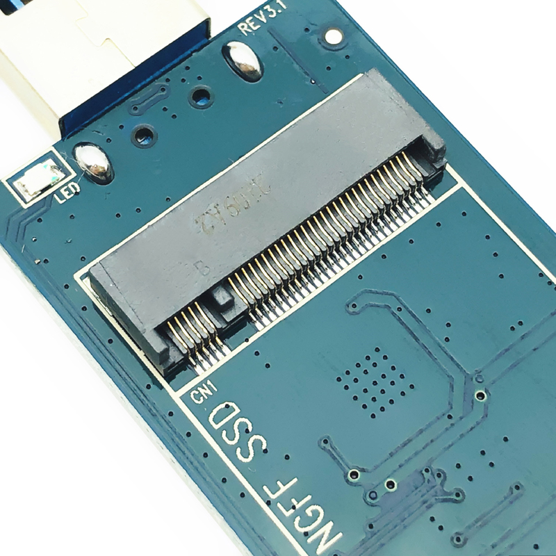 M2 ssd-adapter  m2 usb-adapter  m2 til usb 3.0 usb 3 usb 3 6gb stigerør-konverter til 2230 2242 2260 2280 b+ m-nøkkel ngff m .2 sata ssd