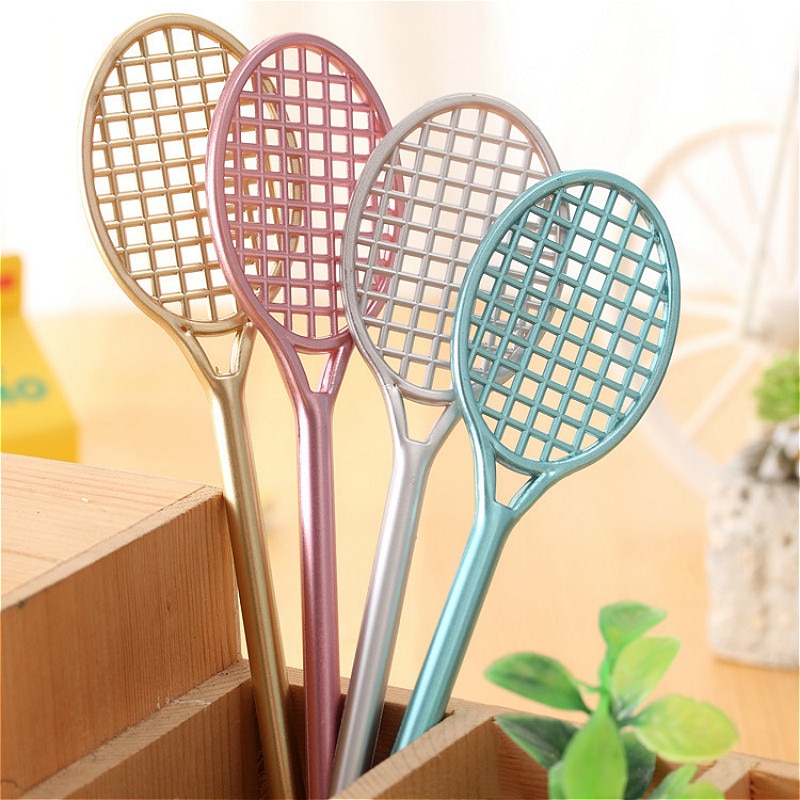 Raqueta de Bádminton de PVC para niños, masilla flotante, teclado de crema, modelo de herramientas para arcilla DIY, forma de limo esponjoso, Kit de tierra blandiblú transparente