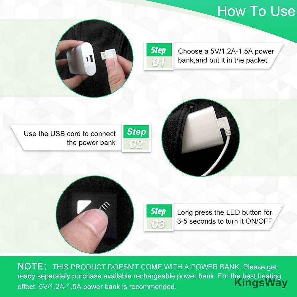 USB Heated Vest Jacket Men Women Coat Clothes Intelligent Electric Heating Thermal Warm Clothes Winter Heated Hunt