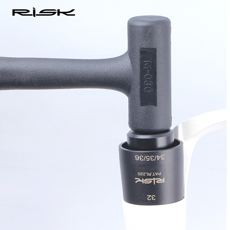 RISK MTB Bike Suspension Fork Seal Install Tool,Fit 32/34/35/36mm Bicycle Shock Front Fork,4-in-1 Dust Seal Installation Tool