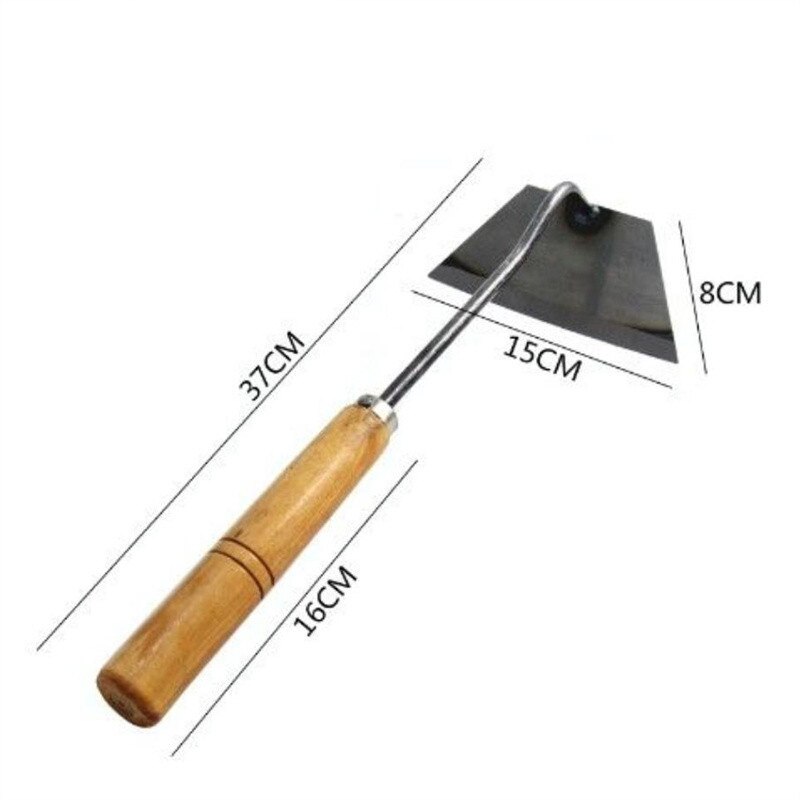 Steel Hardened Hoe Handheld Weeding Rake Planting Vegetable Farm Garden Tools Agriculture Tool Weeding Accessories Potted E12141