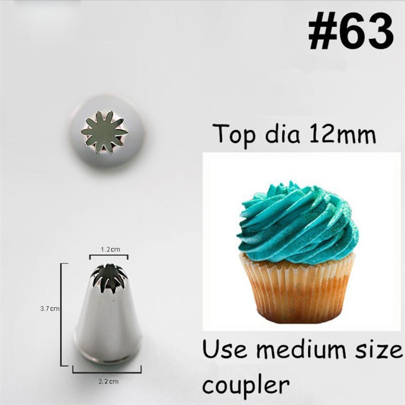 10 Teeth Spiral Rose Stainless Steel Icing Piping ... – Grandado