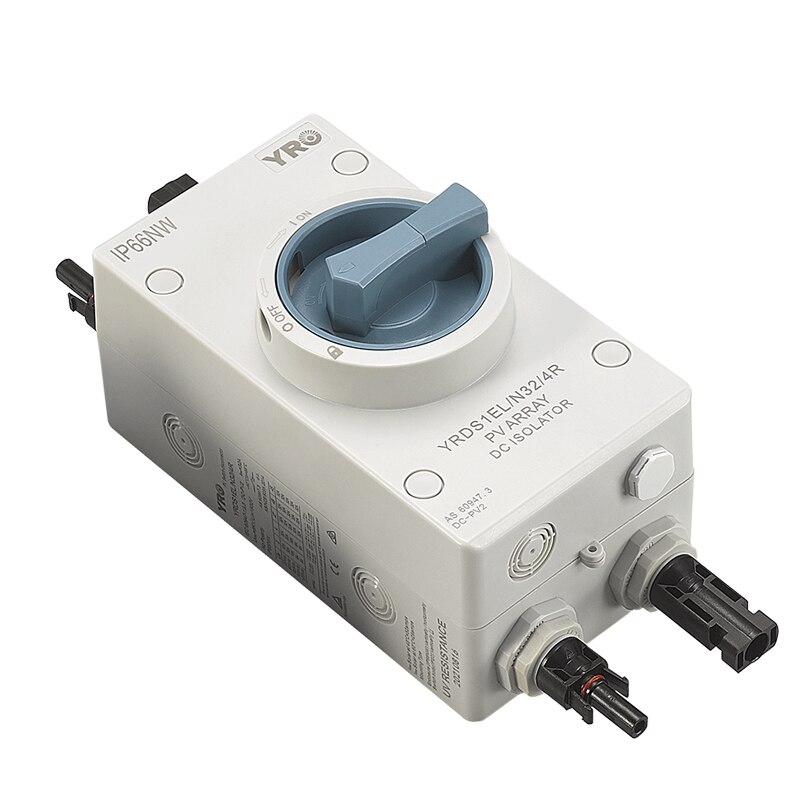Photovoltaic Electrical Isolator Solar Switch PV Photovoltaic DC Switch 1000V 32A Outdoor Waterproof IP66 With TUV CE SAA RCM: style 2