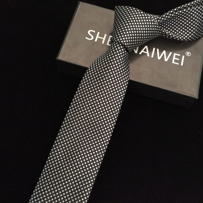Neue 6CM Roten Streifen Hals Binden Hochzeit Blumen- Gravata Schlank Krawatten Für Männer Krawatten Punkt Mann zubehör: 16