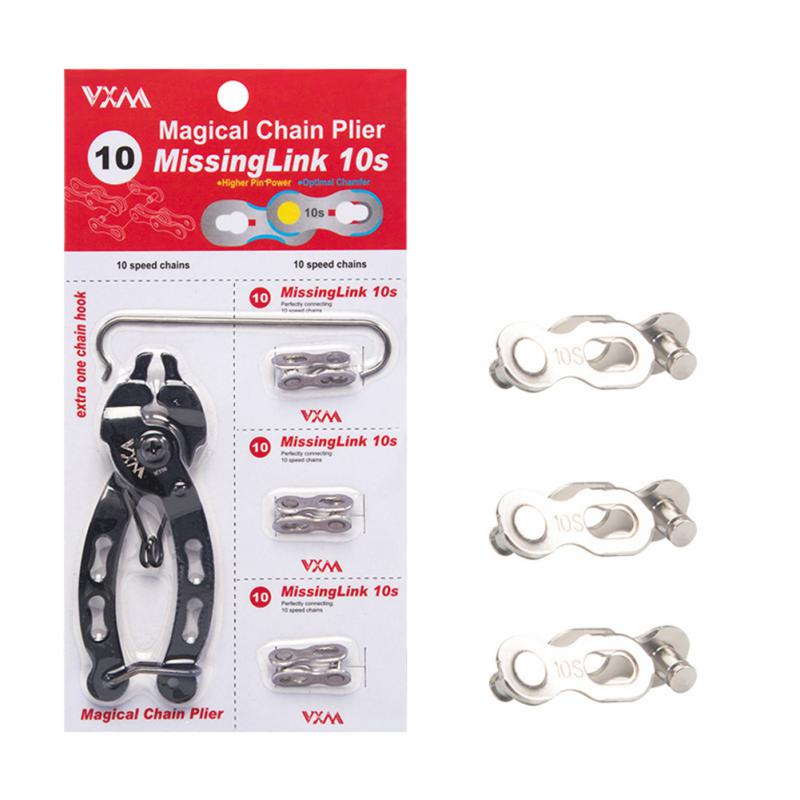 Łańcuch rowerowy naprawa narzędzie dla 6/7/8/9/10/11 robić szybkiej jazdy na rowerze łącznik robić łańcuszka miarka śruba hak łańcuchowy zacisk łańcuchowy klamra szczypce: 10 speed