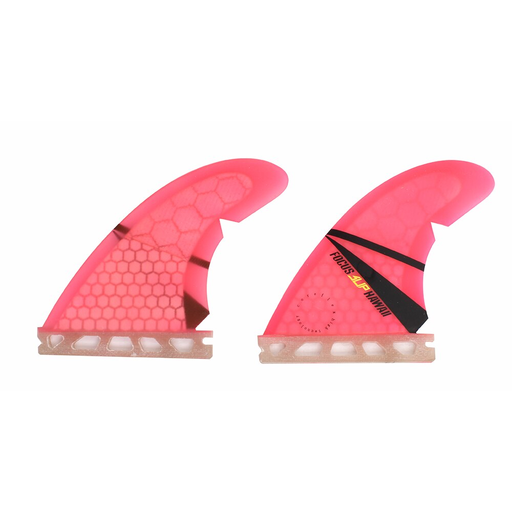 base FCS Pinne Pinne Surf Gemelli Pinne futuro Surf base: Rosso