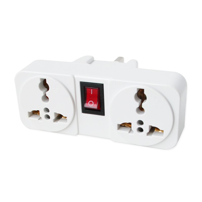 UK Plugs Adapter Universal EU US AU To UK Electrical Socket Travel Wall Adaptor With Switch in England Ireland Singapore