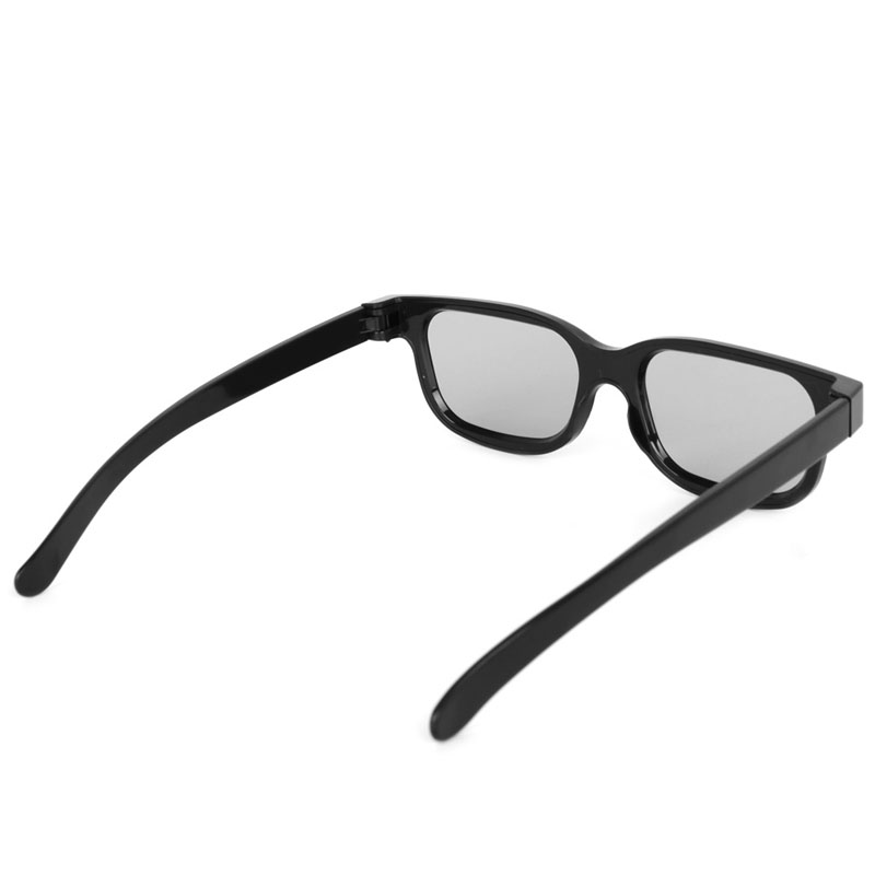 Gafas polarizadas 3D negras de H3 para TV Real D 3D cines