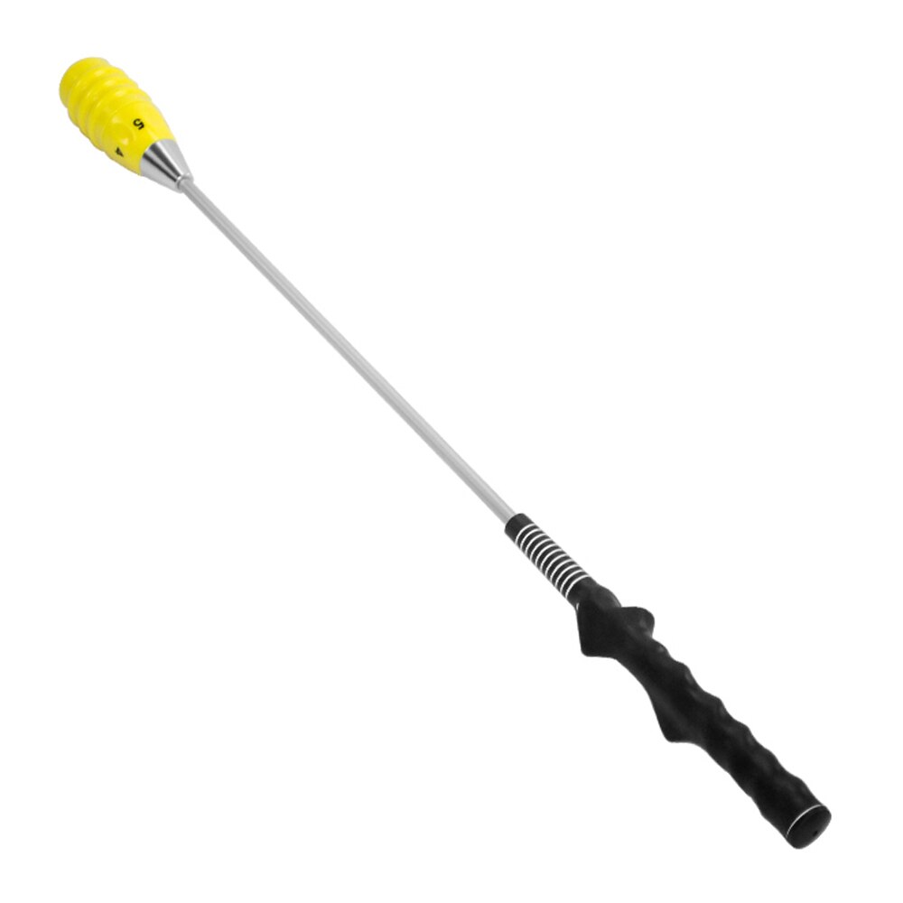 Golf Alignment Stick Golf Swing Trainer Golf Training Grip Golf Swing Golfer Correct Hand Outdoor Golf Coaching Practice Aids: Yellow
