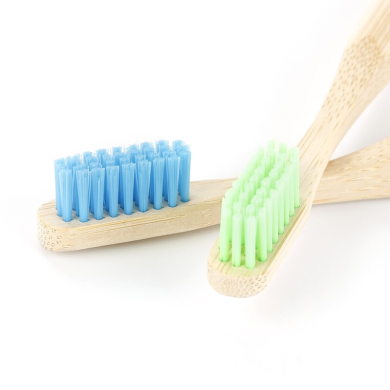 Milieuvriendelijke Natuurlijke Bamboe Houtskool Tandenborstel Zachte Haren Lage Carbon Houten Handvat Tandenborstel Oral Care