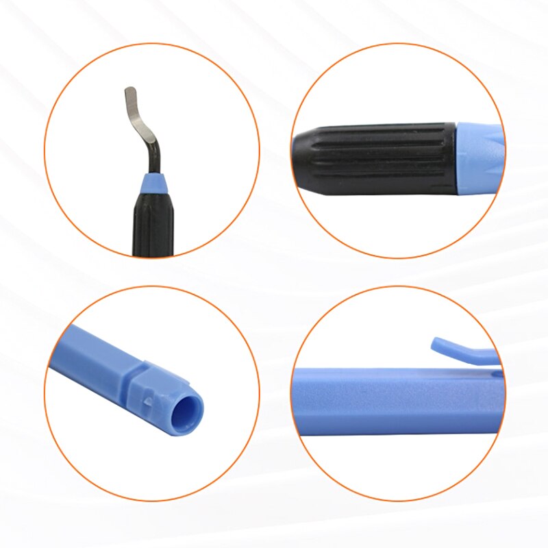 Håndtag grat metal reparation afgratning værktøjssæt 16 stk fræser roterende afgratningsblade fjerner håndafgratet til træ plast stål