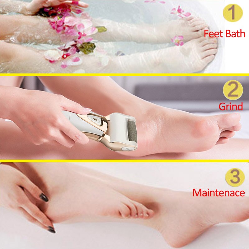 Electric foot file for heel foot care pedicura tools, file for foot callus removal foot care Pedicure machine
