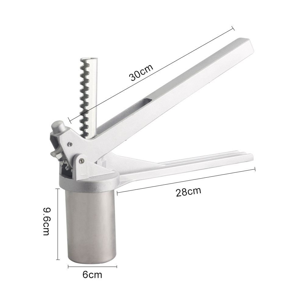 Kookgerei roestvrij staal kruk gebak diy handmatige pers met 8 vormen noedelmaker keukengereedschap pastamachine thuis fruitpers