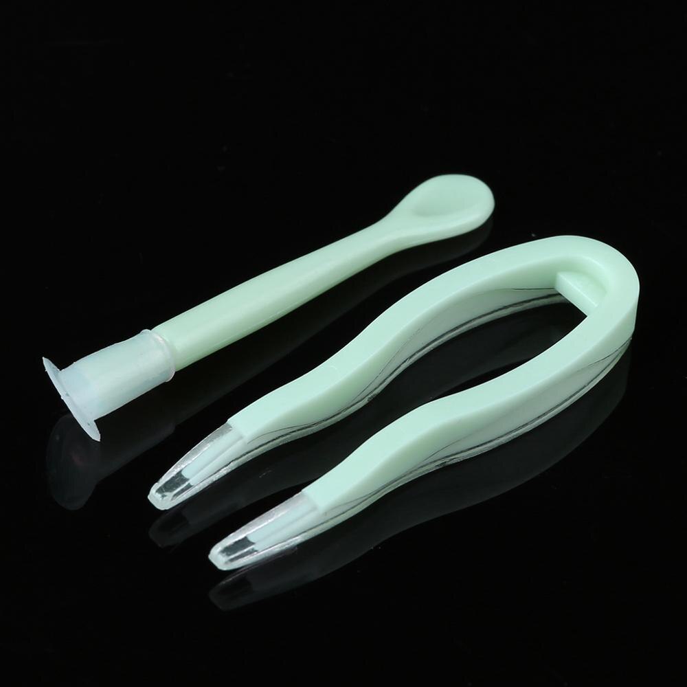 Set Van Lens Zuignap Pincet Insert Remover Contact Stick Tool Case Plastic F3MD