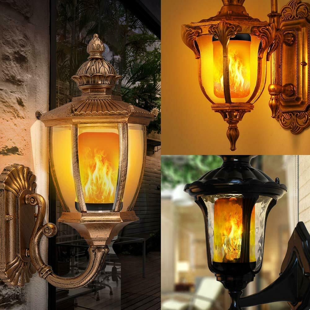 vier Modi 3W E14 E14 E27 E26 B22 Flamme Birne 85-265V LED Flamme Effektive Feuer Lampen flackern Emulation Dekor LED Lampe