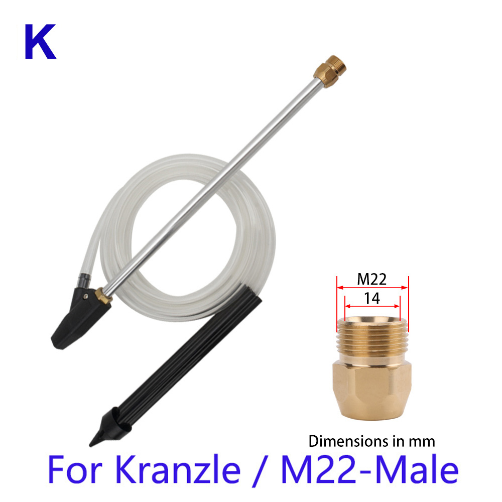 Pressure Washer SandBlasting Kit Wet Sandblaster Lance Nozzle for Karcher Huter Interskol Lavor Parkside High Pressure Washer: Yellow
