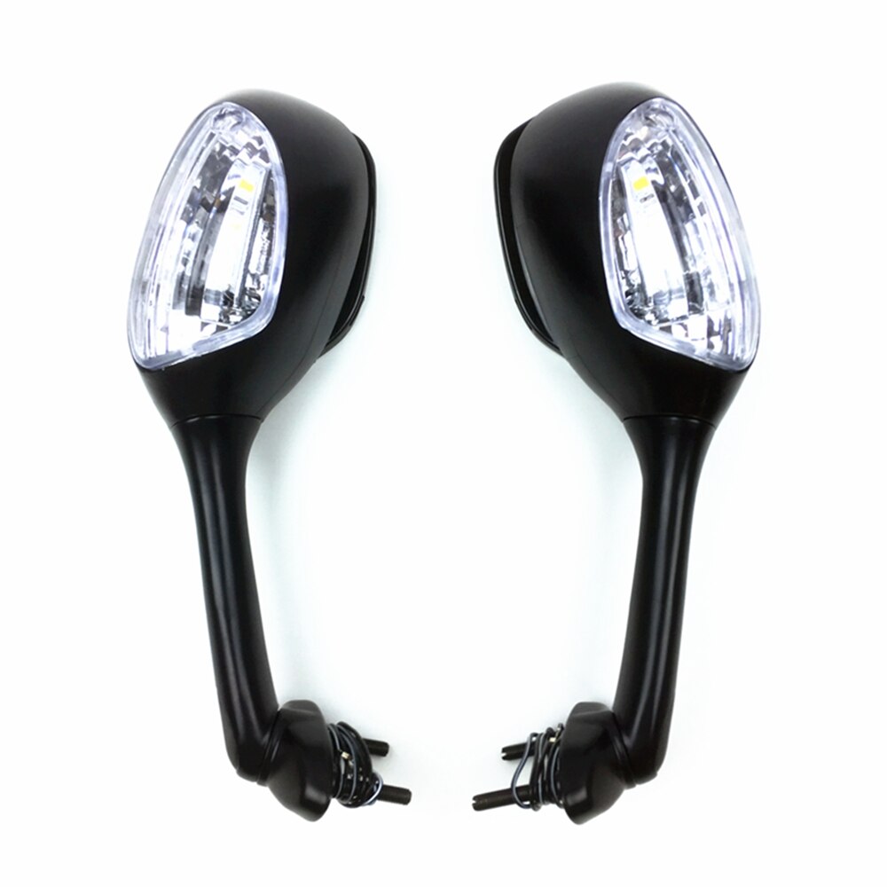 Para Suzuki GSXR retrovisores laterales para motocicleta para Suzuki GSXR 600 K 5 750, 1000 con señal de giro, luz K6 K7 K8 espejo: 3