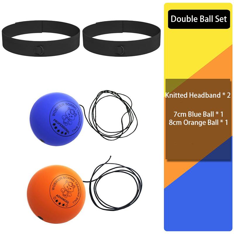 Neue Boxen Speed Ball Kopf-montiert PU Punch Ball MMA Sanda Training Hand Auge Reaktion Gym Sandsack Muay Thai boxeo Weichen Ball: Licht Grau