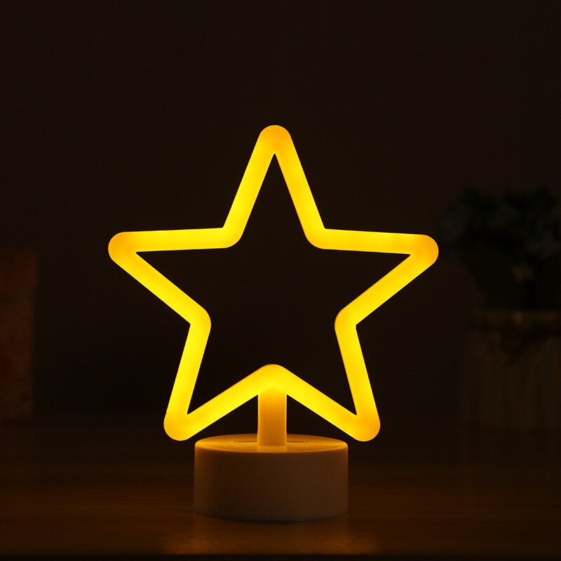 Neonljus färgglad regnbåge anpassad nattlampa för rummet hem fest bröllop dekoration jul neon lampa ins stil belysning: Stil 4