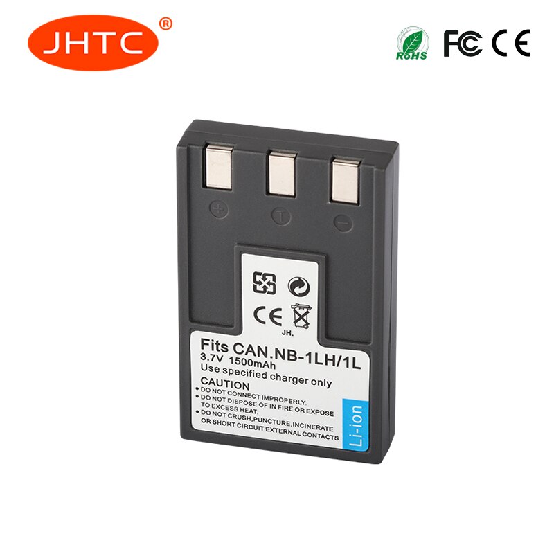 JHTC-batería NB-1L NB1LH para Canon S110 Digital ELPH,S200, S230,S300, Shot S330,Powe NB1L, 1500mAh, NB-1LH