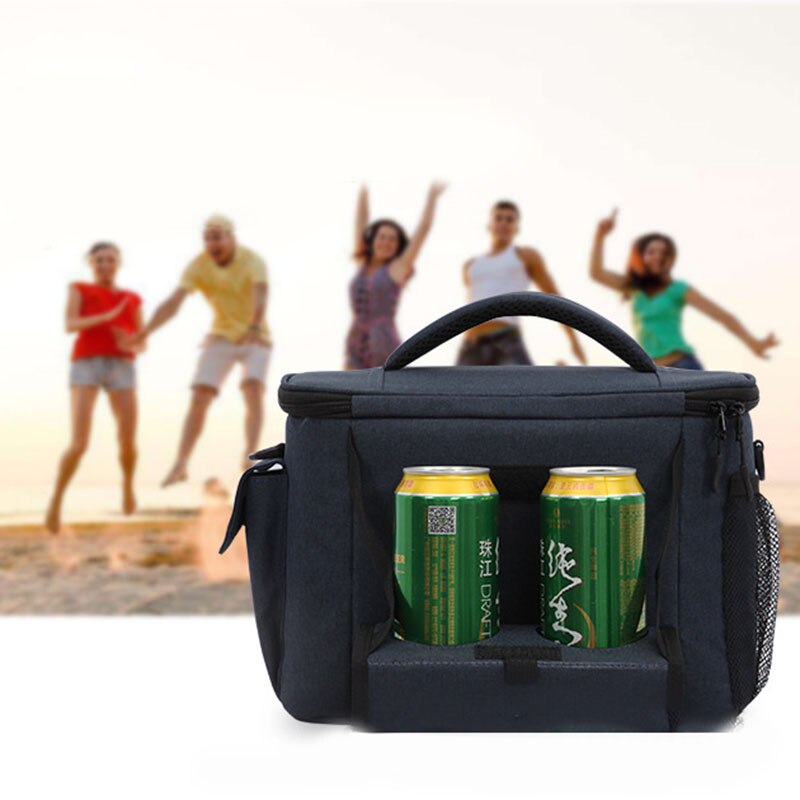 Multifunctional Cooler Bag Outdoor Camping Hiking Picnic Bento Snacks Fruit Drinks Keep Fresh Warm Storage Handbags Accessories