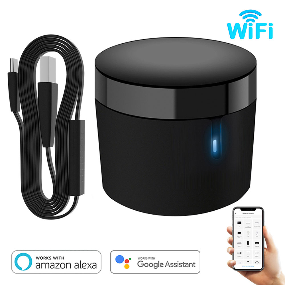 Original BroadLink RM4 Mini Control remoto IR Universal Wifi interruptor inteligente Sensor HTS2 funciona con Alexa Google Home asistente Domotica