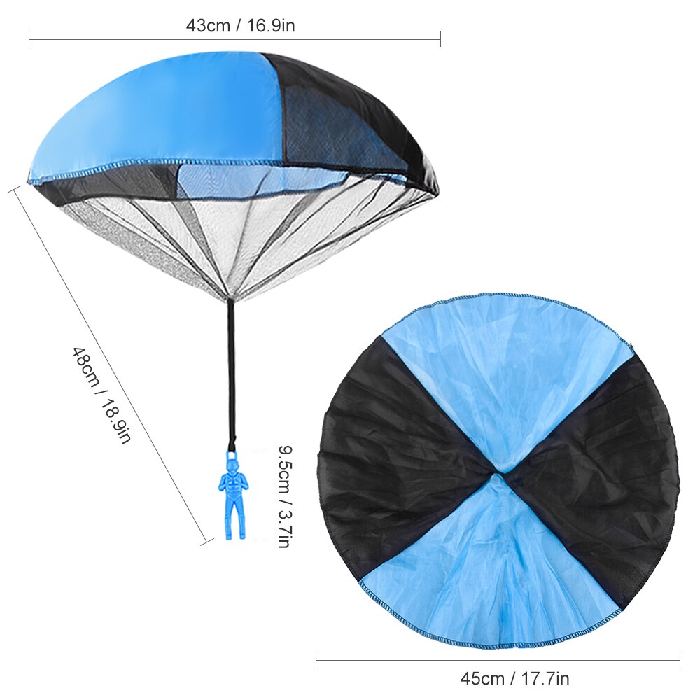 6 PCS Fallschirm Spielzeug Sport Werfen Spielzeug Outdoor Camping Fliegen Fallschirm Spielzeug Kinder Kinder Unterhaltung