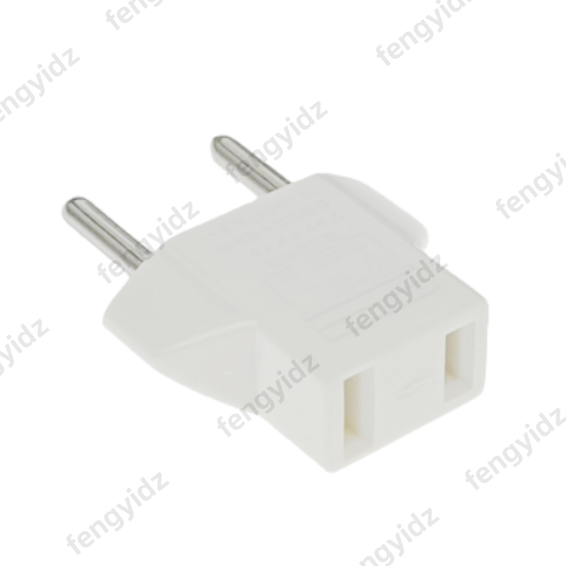 1/5/10 st. usa till eu amerikansk reseadapter 2 -stifts 4.0mm europeisk eu till usa-kontakt nätadapter omvandlare eluttag: Röd / Universalkontakt