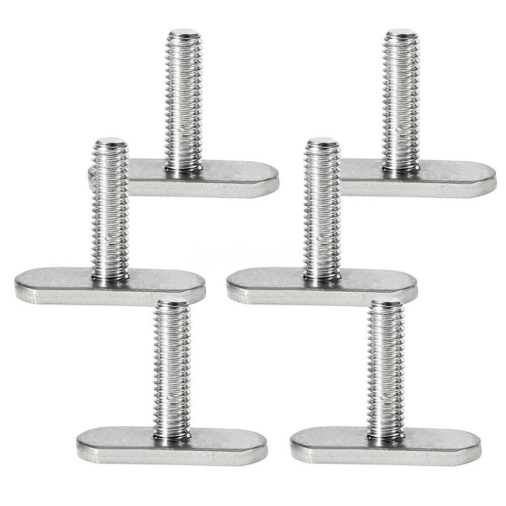 6Pcs Stainless Steel Screws Rails Bolts Hardware Canoe Boat Accessories Durable Excellent Workmanship Long Service Life