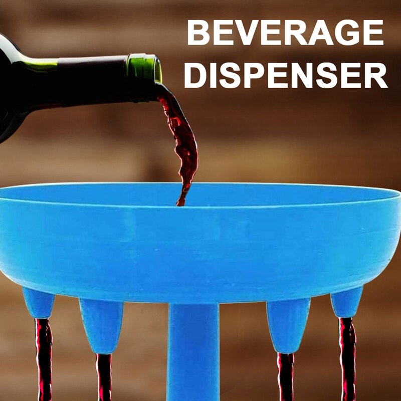 Distributeur de boissons, support pour 6 verres à liqueur, séparateur de vin portable, accessoire de jeu à boire pour bar, distributeur de gobelets en verre, outil de cuisine