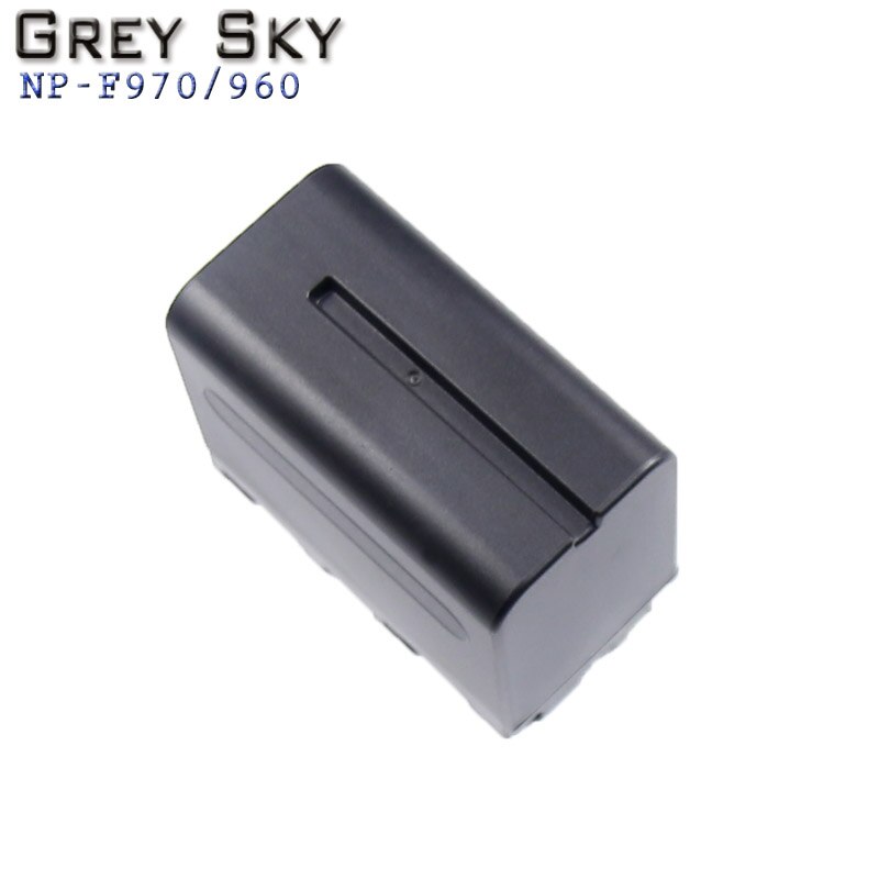 Haute capacité 7.4v 6600mAh NP-F970 NP-F960 NP F970 NP F960 batterie d'appareil photo numérique + chargeur USB pour batterie Sony NP-F960 NP-F970