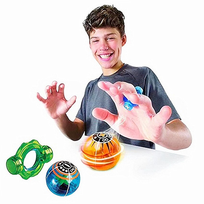 Magnetic Fidget Gags Toy Magnetic Flashing Glowing Ball Stress Reducer Spinner Toys Magic Speed Induction Magneto Spheres
