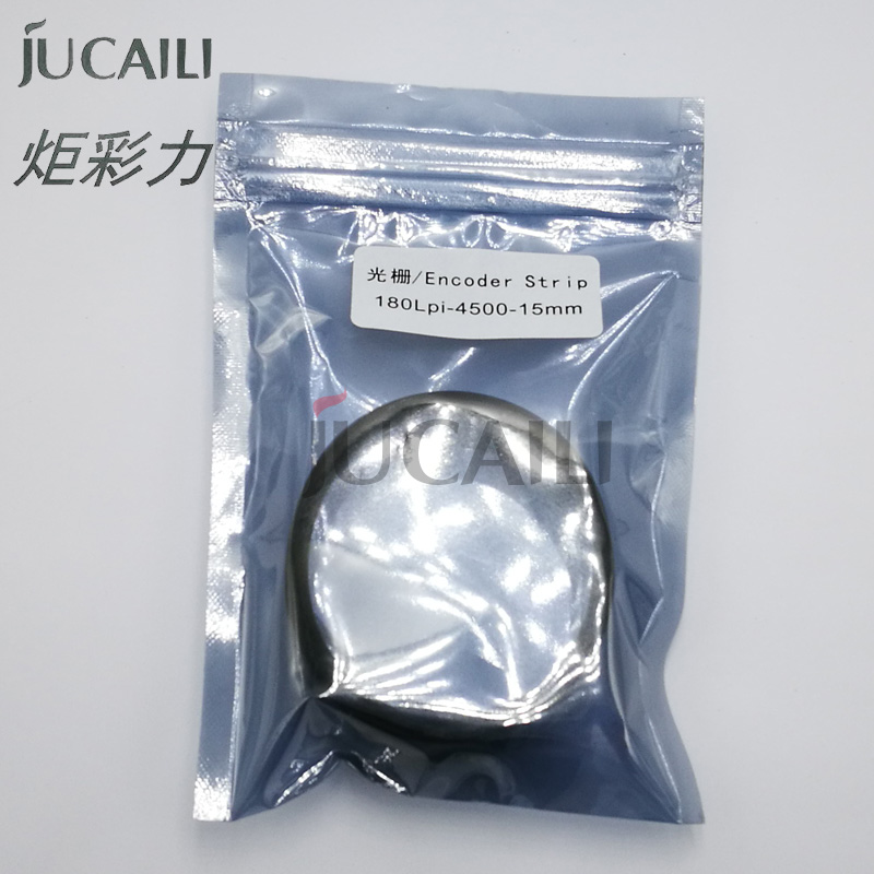 Jucaili 1 pc encoder strip 180 dpi -15mm for  xp600/dx5/dx7 printhoved til allwin mimaki roland xuli printer  h9730 15mm-180 lpi