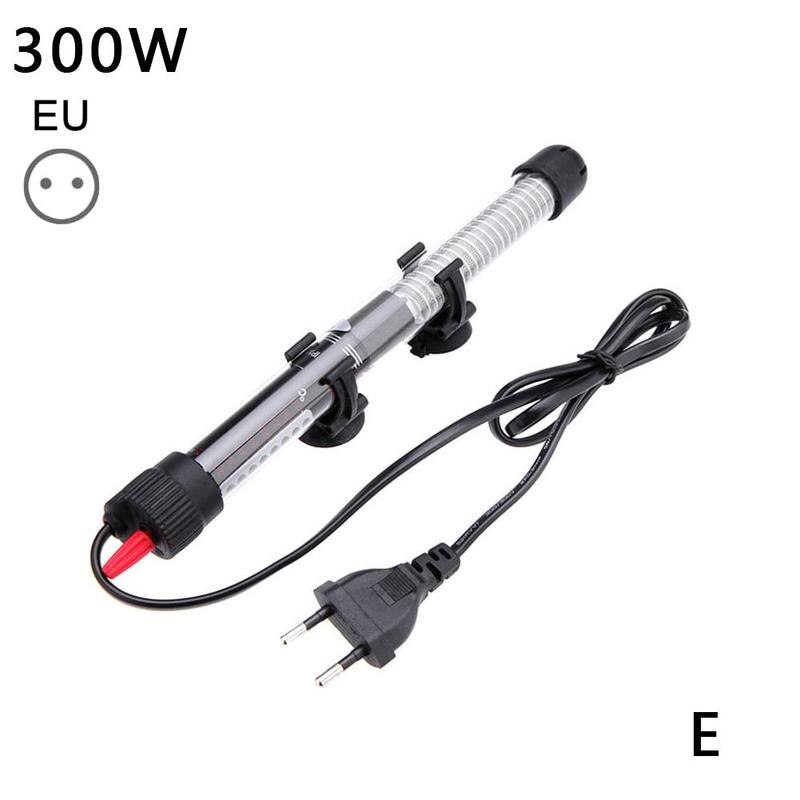 110v-220v yuge ajustável temperatura termostato aquecedor haste 25w/50w/100w/200w/300w submersível aquário tanque de peixes água calor: E