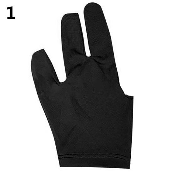 10 pièces gants de Billard à trois doigts gants de Billard à gauche: black