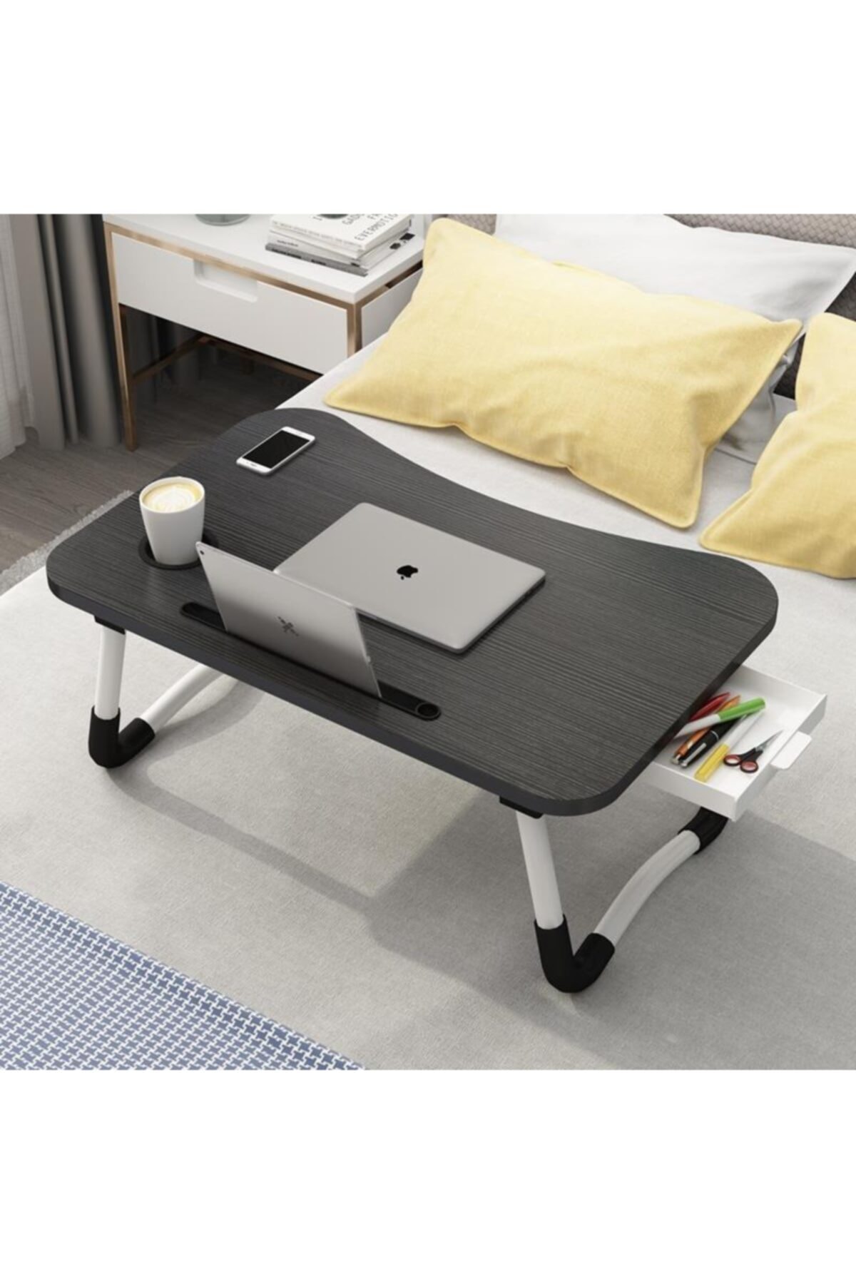 Portable Folding Multi-Purpose Laptop Tablet Desk And Breakfast stand, Laptop for Coffee Table, model, multi-function