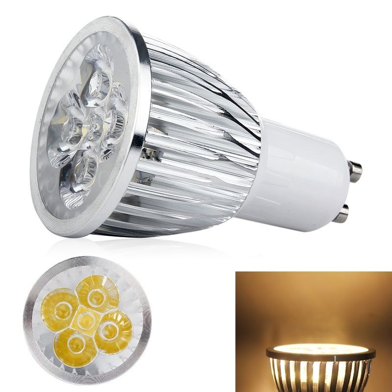 Super bright LED Lamp LED Spotlight 6W Bombillas GU10 LED Bulbs Spotlight Lamps 85-265V Warm Day White