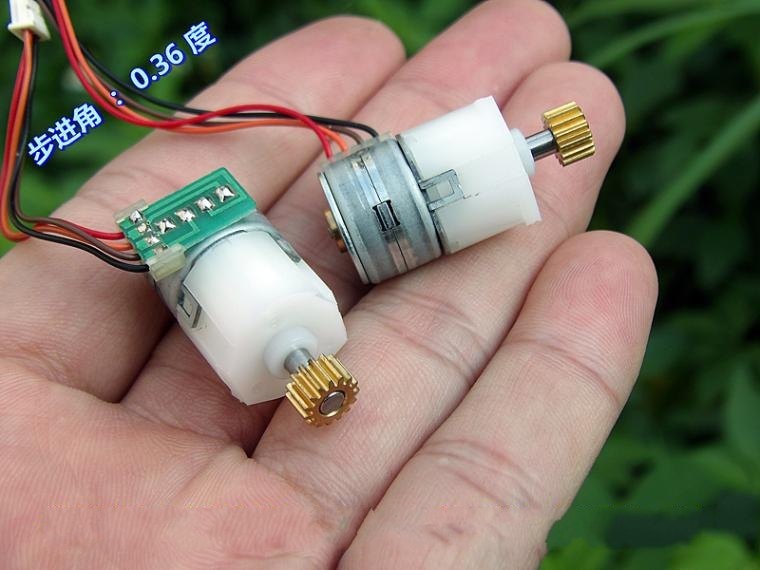 2pcs DC 5V 6V 2 Phase 4 Wire Micro Stepper Motor Gear Motors Planetary geared motor Gearbox